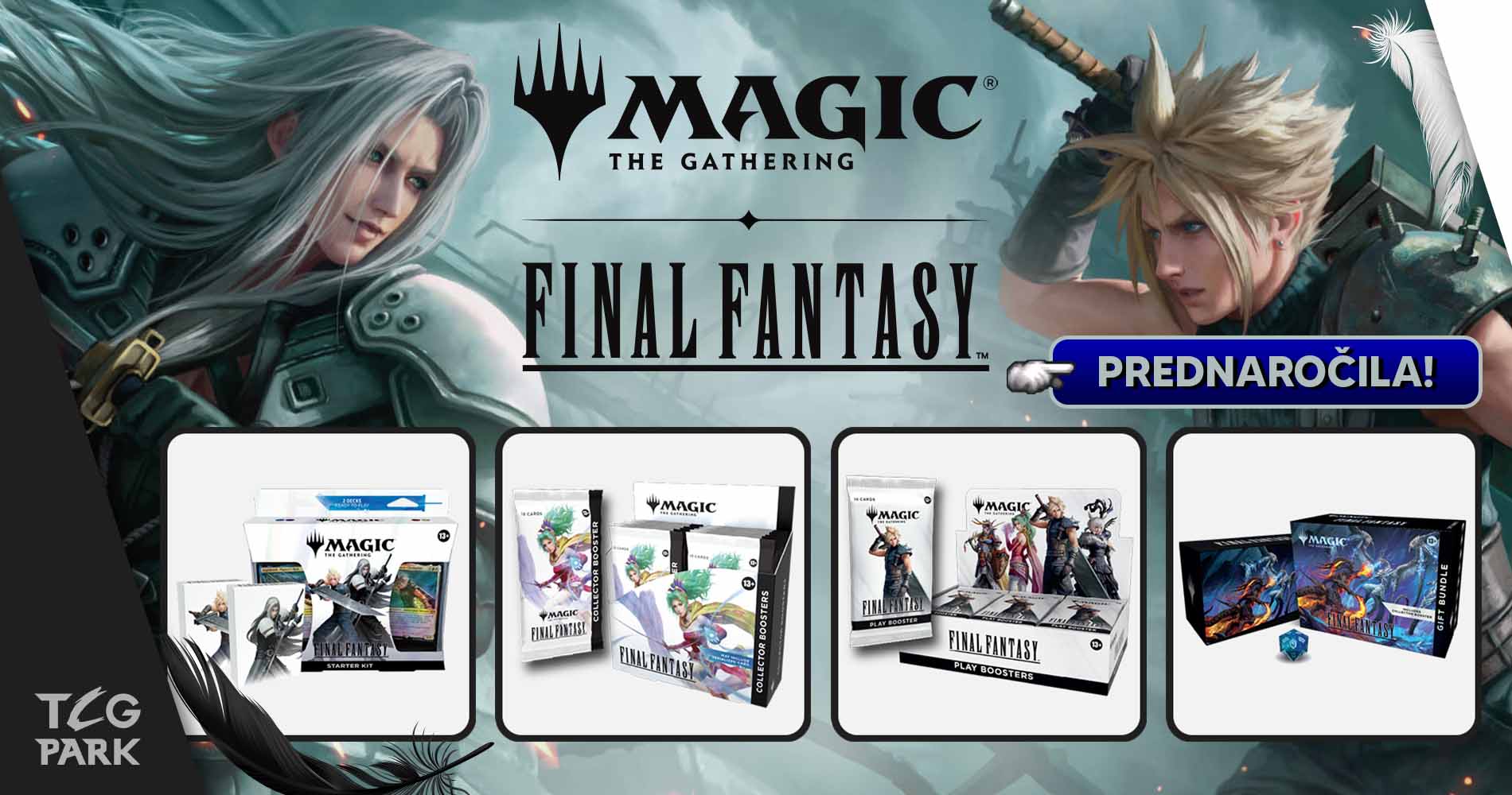 MTG FINAL FANTASY prednaročila so odprta!