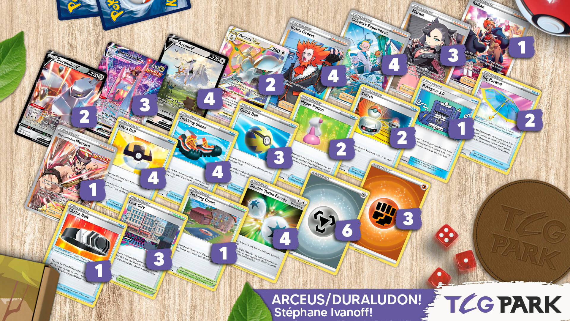 Arceus / Duraludon decklist TCG Park