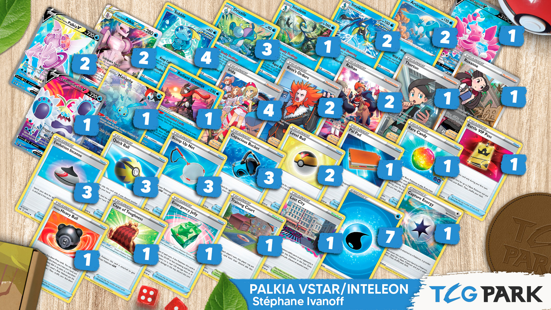 Stay in control with Palkia VSTAR / Inteleon!
