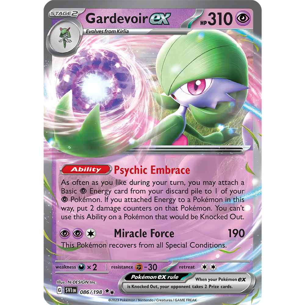 Gardevoir EX - 086/198 - Pokemon Card