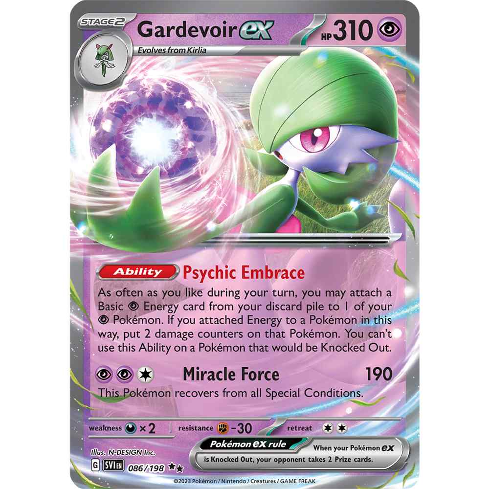 Carta Pokemon Gardevoir EX