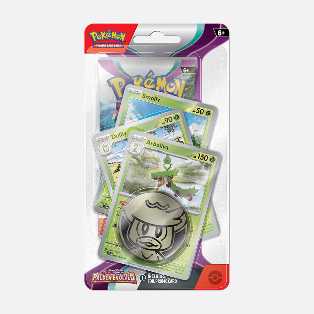 Paldea Evolved (SV02) Premium Checklane Blister Arboliva - Pokmon cards