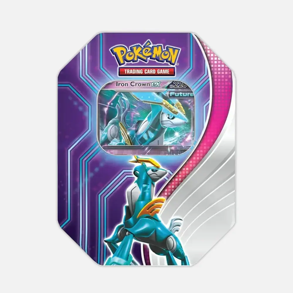 Paradox Destinies Ex Tin - Iron Crown ex - Pokmon cards