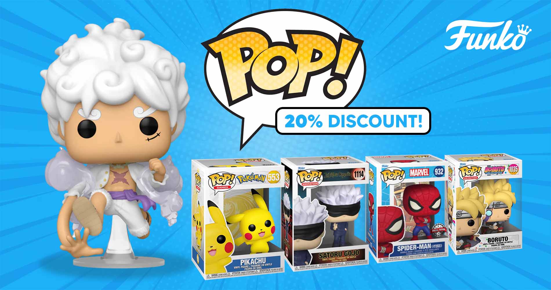 Discount on all Funko POP! products!