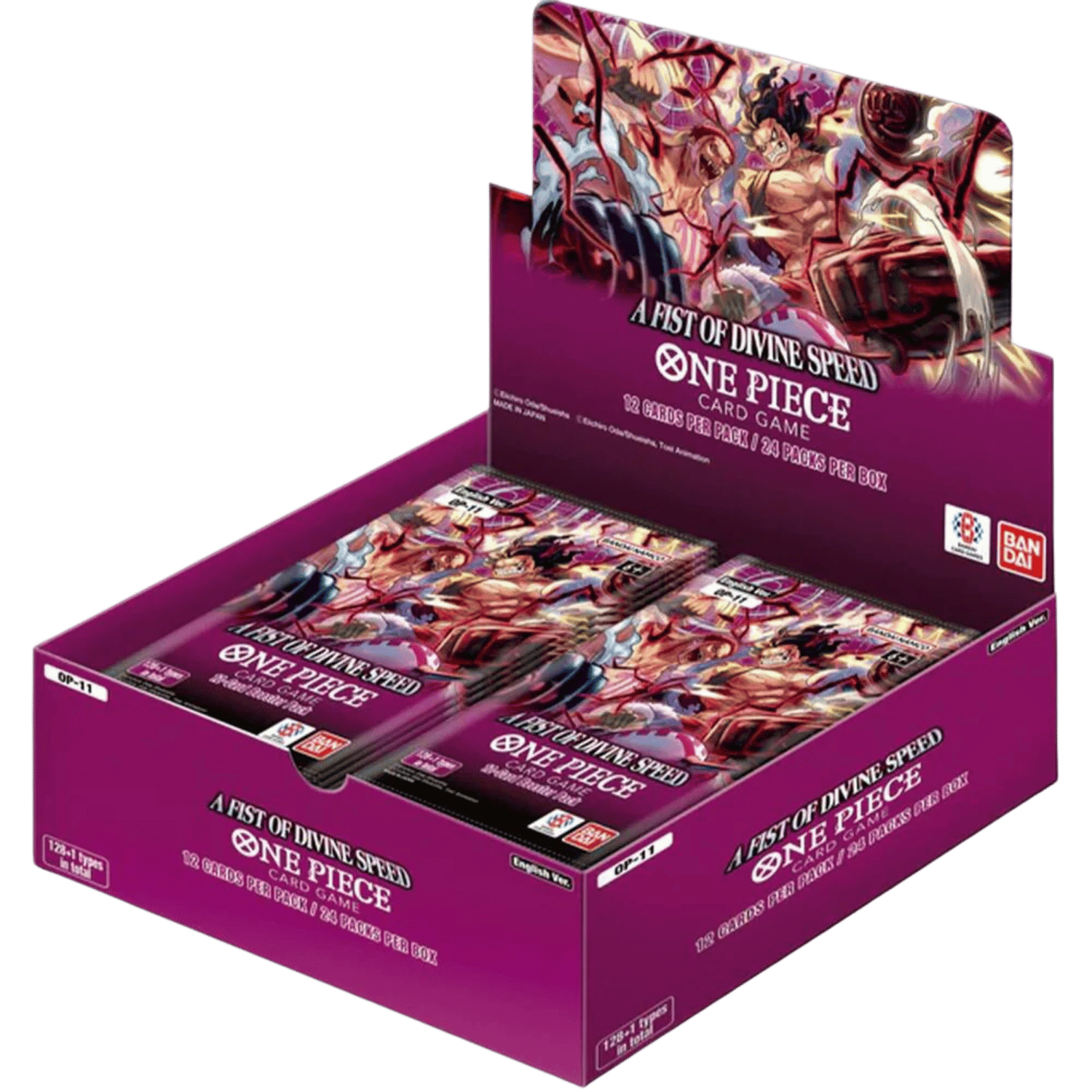OP11 - A fist of divine speed Booster Box - One Piece Card Game